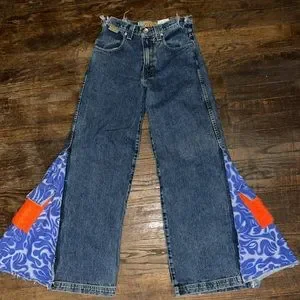 パンツ 90s JNCO Jeans Belle Denim Vintage 90s Jnco Chimes women's bellbottom blue jeans size